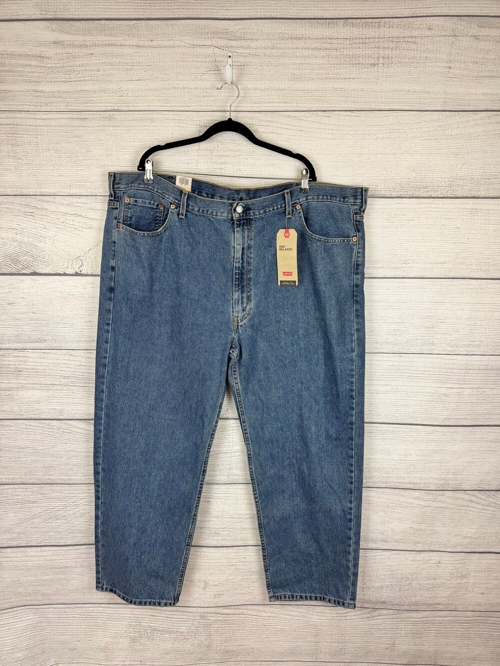 Levi's Men's Big & Tall 550 Relaxed Tapered Leg Jeans Size 50x30